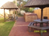 The Northern side braai (barbeque) area